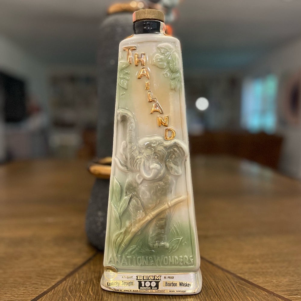 1969 Jim Beam Bourbon Bottle Thailand